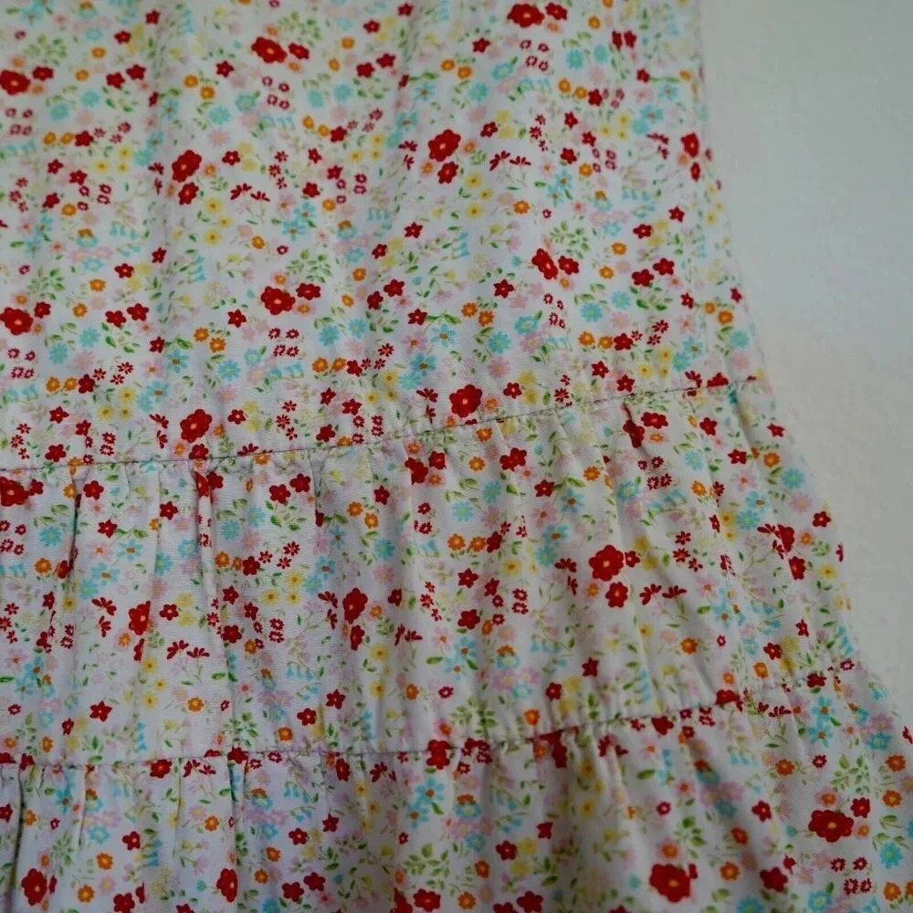 Girls LAURA ASHLEY short sleeve floral dress Size 6X - Picture 2 of 8